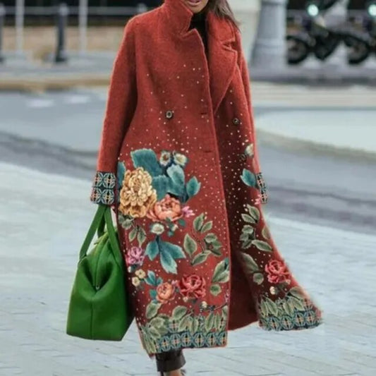 Candace® | Elegante abrigo con estampado floral