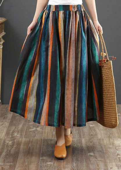Ara® | Faldas de rayas en línea A con estampado retro para mujer