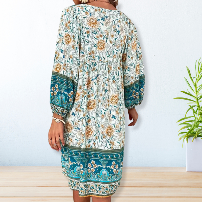 Amelia - Vestido bohemio vintage para mujer