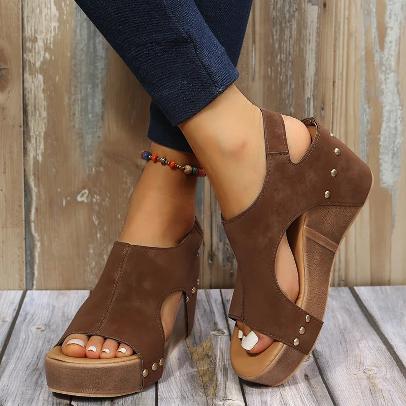 Kiera® | sandalias de plataforma de moda con tacón de cuña