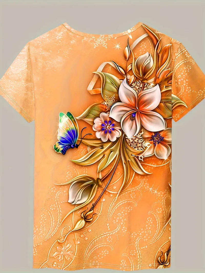 Carlisa® |Camiseta con estampado floral