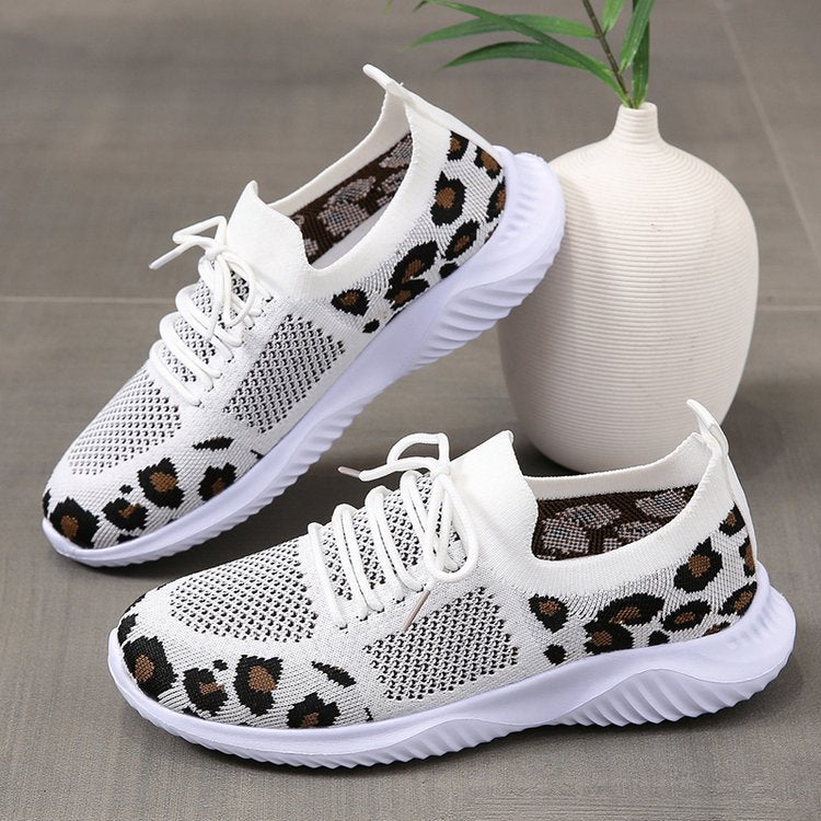 Dolly® | Zapatillas con cordones con estampado de leopardo