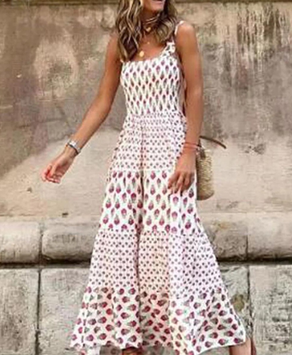 Lucia® | Maxi vestido con estampado bohemio