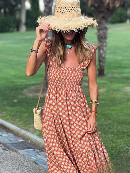 Lucia® | Maxi vestido con estampado bohemio