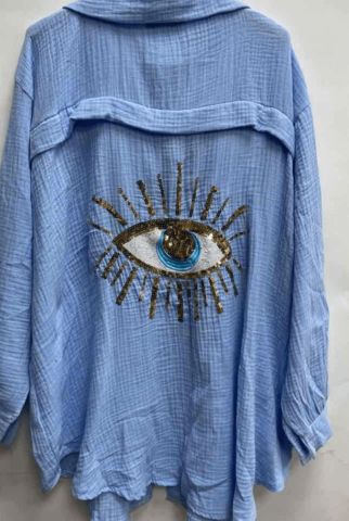 Evil Eye | Casual Shirt voor Dames - Bayuna - 8