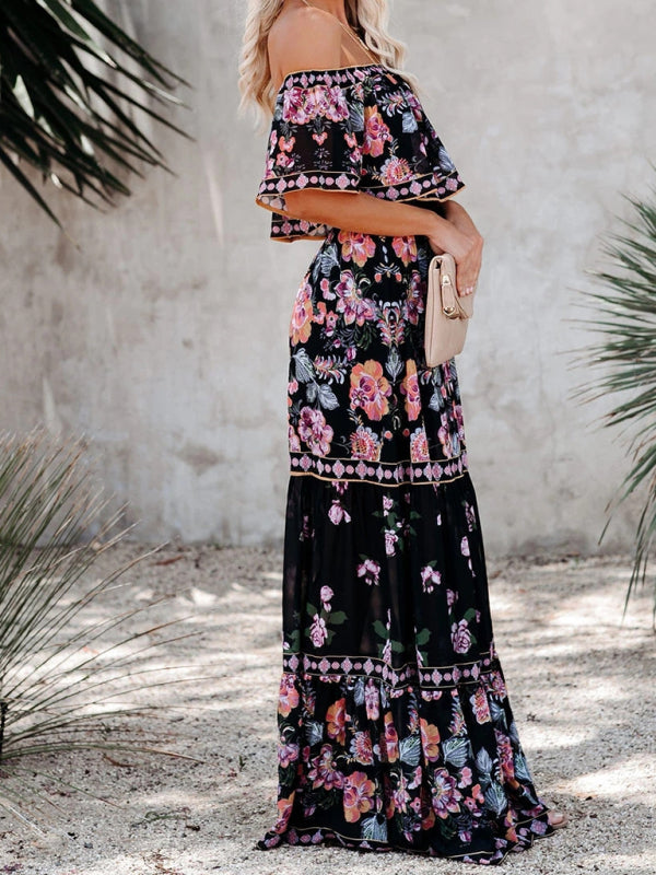 Idelle® | Maxivestido floral sin hombros