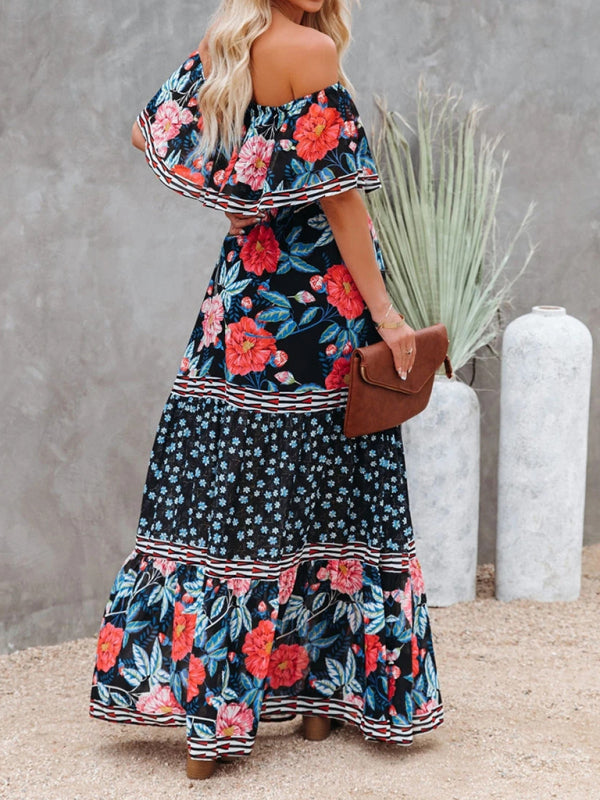 Idelle® | Maxivestido floral sin hombros