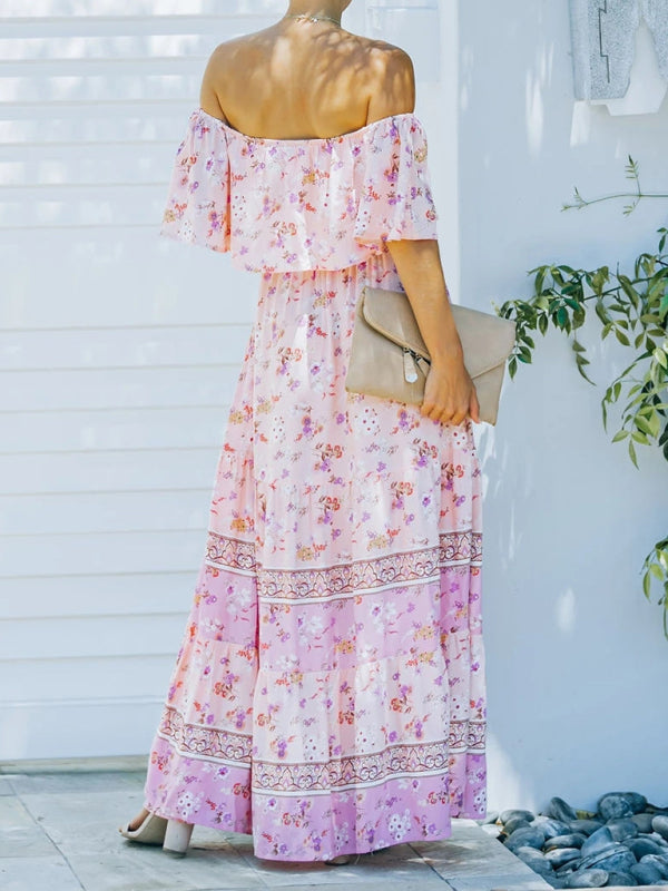 Idelle® | Maxivestido floral sin hombros