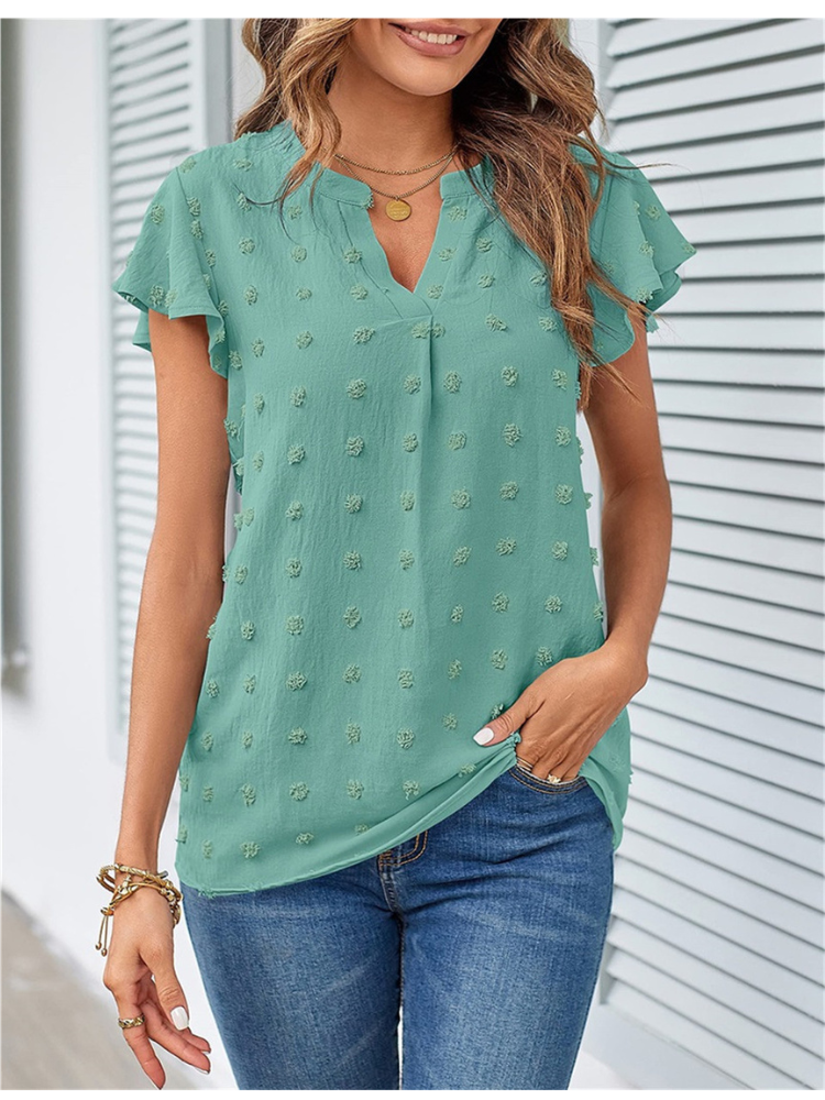 Rosalyn® | Blusa con patchwork y volantes