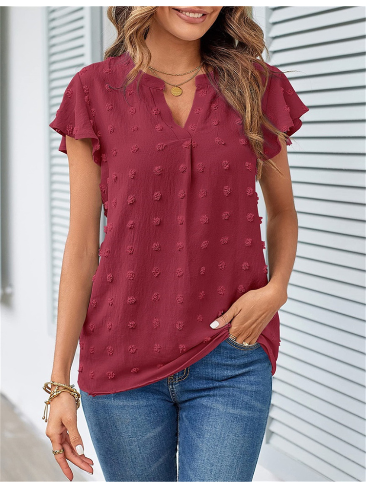 Rosalyn® | Blusa con patchwork y volantes